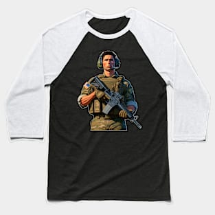 Tactical Man Baseball T-Shirt